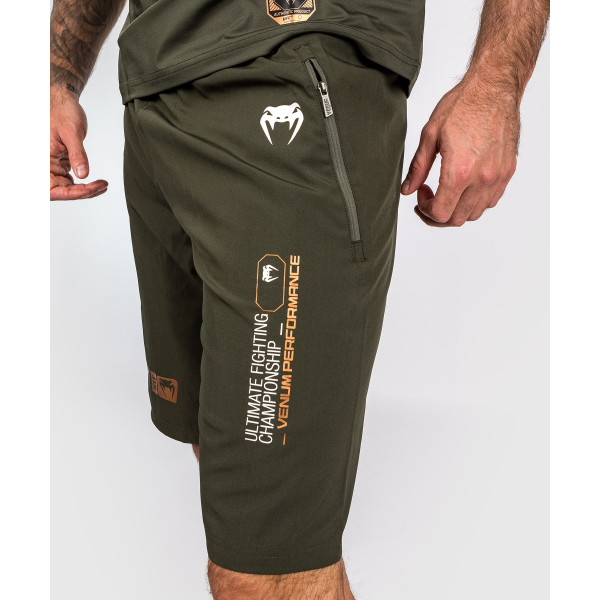 Спортивні шорти Venum UFC Adrenaline Fight Week Men’s Performance Shorts Khaki Bronze
