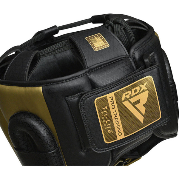 Шолом RDX L2 Mark Pro Head Guard with Nose Protection Bar Golden
