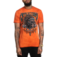 Футболка Affliction Native Grind Koi Oil Stain