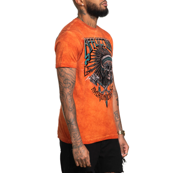 Футболка Affliction Native Grind Koi Oil Stain