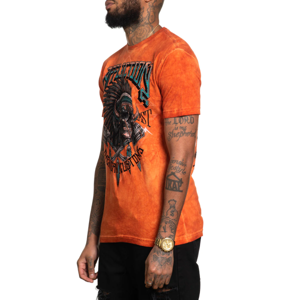 Футболка Affliction Native Grind Koi Oil Stain