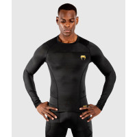 Рашгард Venum G-Fit Long Sleeves Rashguard Black Gold