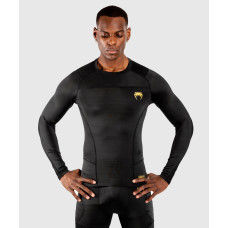 Рашгард Venum G-Fit Long Sleeves Rashguard Black Gold