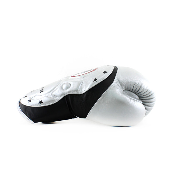 Боксерські рукавиці Twins Velcro Extra Design BGVL6-MK Black Silver