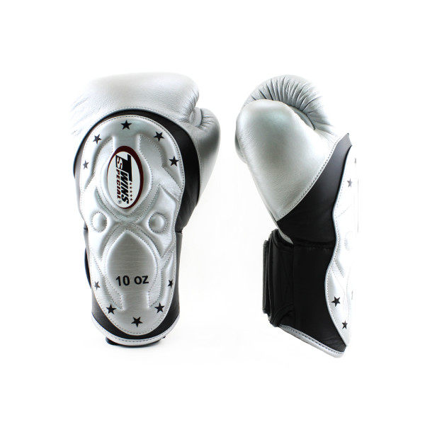 Боксерські рукавиці Twins Velcro Extra Design BGVL6-MK Black Silver