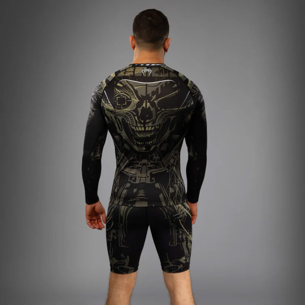 Рашгард Venum Invader Long Sleeve Rashguard Black Sand