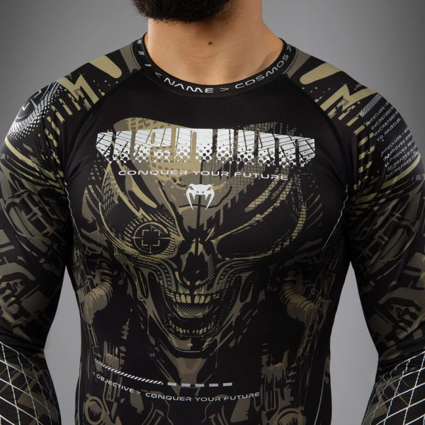 Рашгард Venum Invader Long Sleeve Rashguard Black Sand