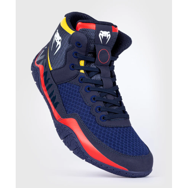 Борцівки Venum Elite Wrestling Shoes Blue Yellow