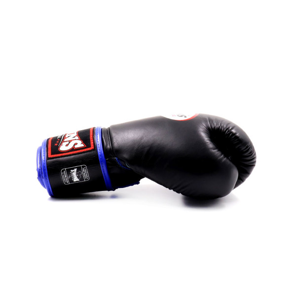 Боксерські рукавиці Twins Velcro Mesh Edition BGVLA1 Black Blue