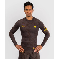 Рашгард UFC Venum FIGHT WEEK 4.0 Men's Long Sleeve Rashguards Dark Brown