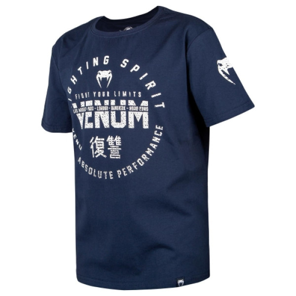 Дитяча футболка Venum Signature T-Shirt Navy Blue