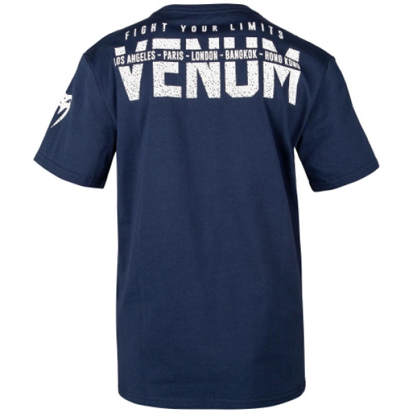 Дитяча футболка Venum Signature T-Shirt Navy Blue