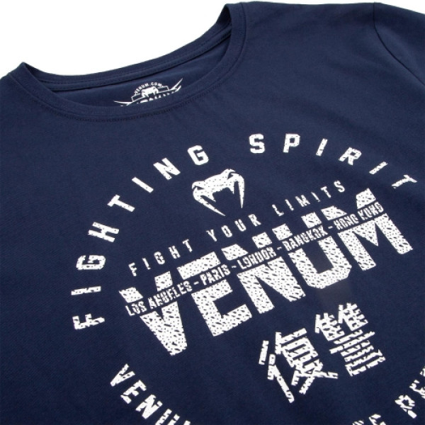 Дитяча футболка Venum Signature T-Shirt Navy Blue