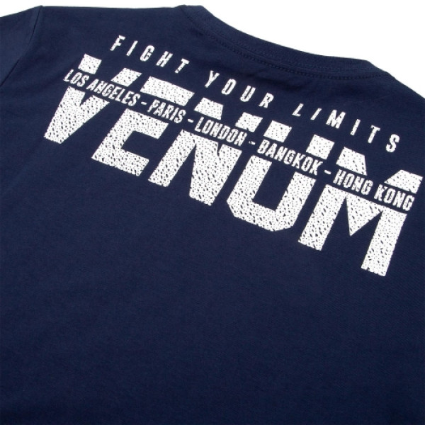 Дитяча футболка Venum Signature T-Shirt Navy Blue