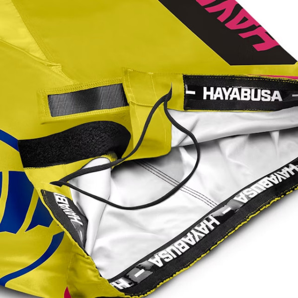 Шорти для MMA Hayabusa Mid-Thigh Icon Fight Shorts Yellow Blue
