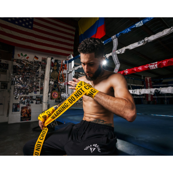 Бинти Title Boxing Print Hand Wraps 180 Gold Black