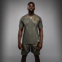 Футболка Venum Serpenti Dry Tech T-Shirt Khaki Bronze Ivory