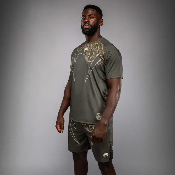 Футболка Venum Serpenti Dry Tech T-Shirt Khaki Bronze Ivory