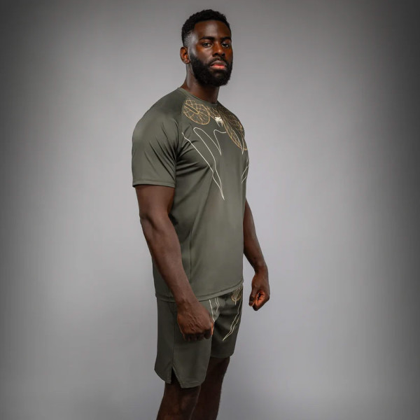 Футболка Venum Serpenti Dry Tech T-Shirt Khaki Bronze Ivory