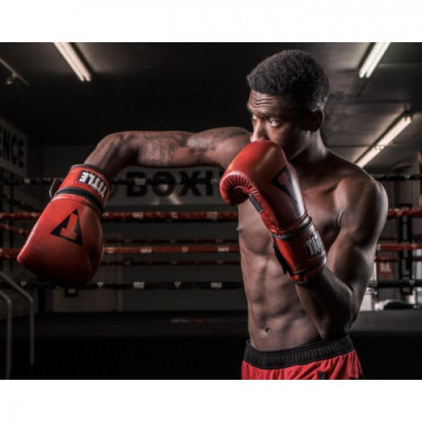 Боксерські рукавиці Title Blood Red Leather Sparring Gloves