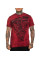 Футболка Affliction Wild Street Tee Affl.Red Biking Red Crystal