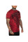 Футболка Affliction Wild Street Tee Affl.Red Biking Red Crystal
