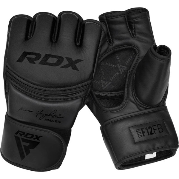 Перчатки для ММА RDX Grappling Gloves F-12 Plus Black