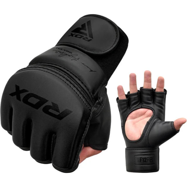 Перчатки для ММА RDX Grappling Gloves F-12 Plus Black