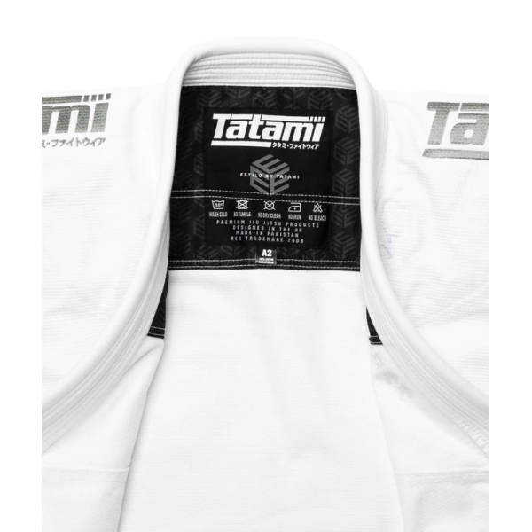 Кімоно Tatami Estilo Black Label Gi - Grey on White