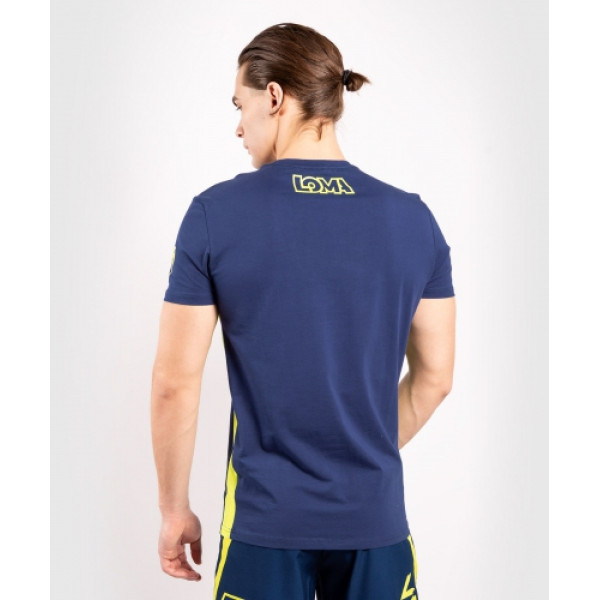 Футболка Venum Origins T-shirt Loma Edition Blue Yellow