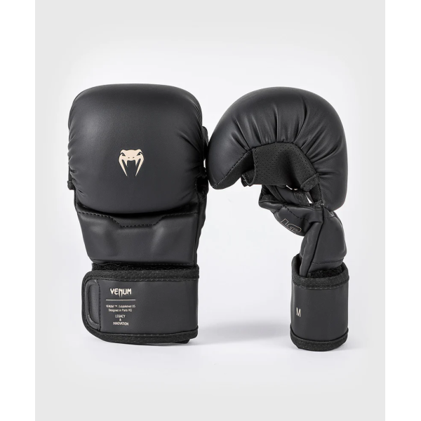 Рукавички для ММА Venum Impact Evo MMA Gloves - Black Beige