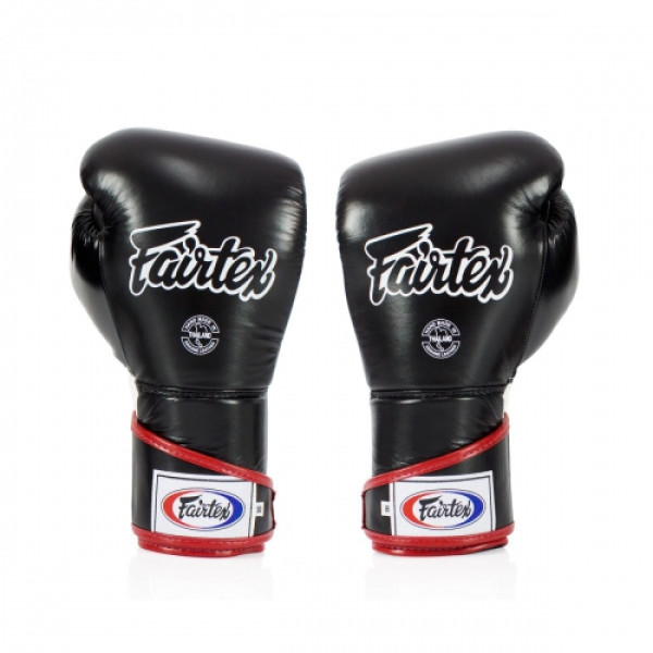 Боксерські рукавиці Fairtex BGV6 Angular Sparring Boxing Gloves Black White Red