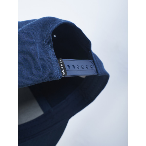 Бейсболка MANTO Snapback Cap Block Navy Blue