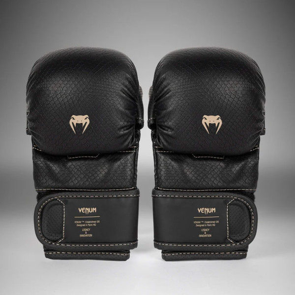 Рукавиці для ММА Venum Impact Evo Scales MMA Sparring Gloves Black