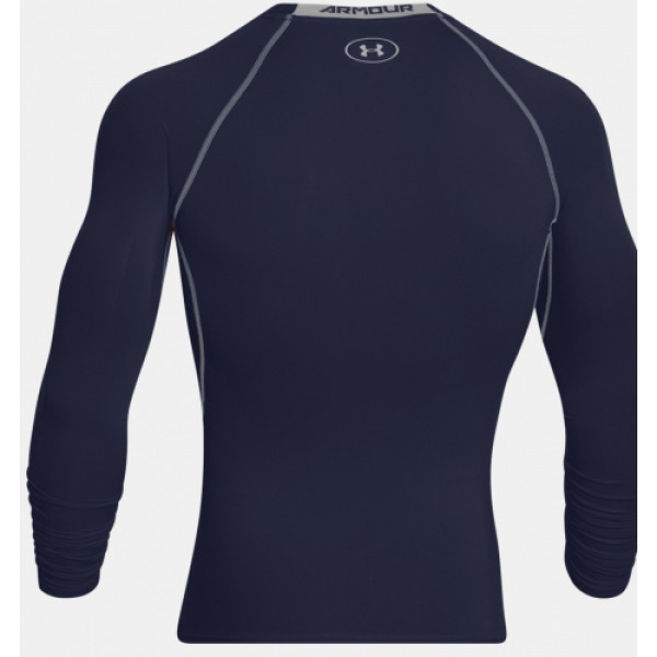 Компресійна футболка Under Armour HeatGear Compression Long Sleeve Midnight Navy