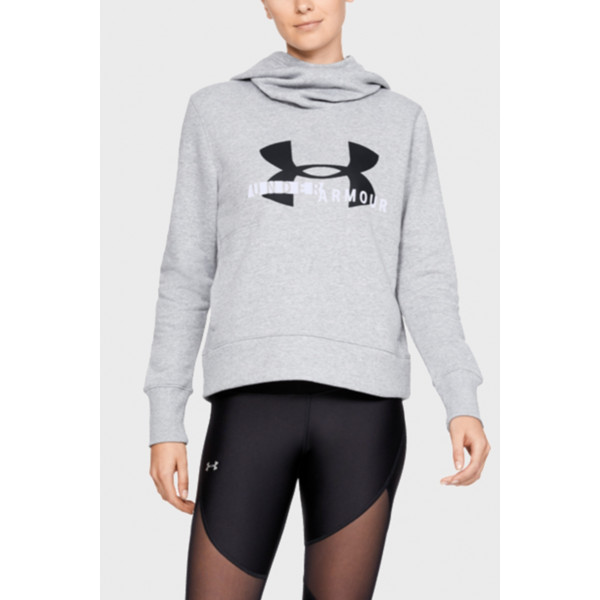 Жіноче худі Under Armour Rival Fleece Logo Gray