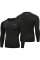 Рашгард RDX T15 Long Sleeve Rash Guard Black