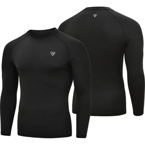 Рашгард RDX T15 Long Sleeve Rash Guard Black