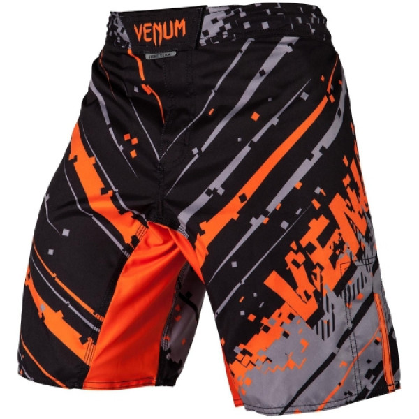 Шорти для MMA Venum Pixel Fightshorts Black Orange
