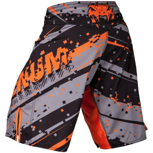 Шорти для MMA Venum Pixel Fightshorts Black Orange