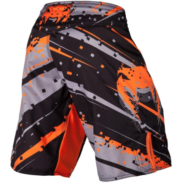 Шорти для MMA Venum Pixel Fightshorts Black Orange