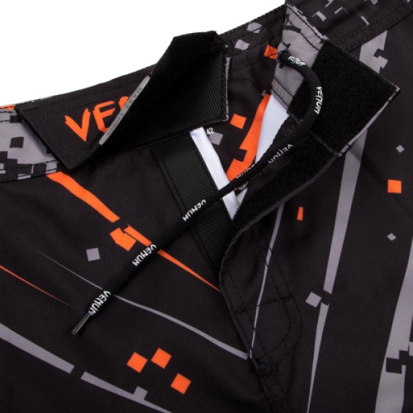 Шорти для MMA Venum Pixel Fightshorts Black Orange