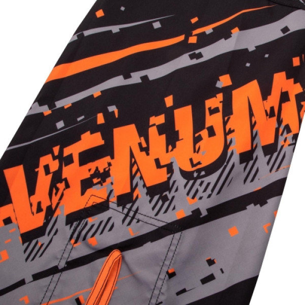 Шорти для MMA Venum Pixel Fightshorts Black Orange
