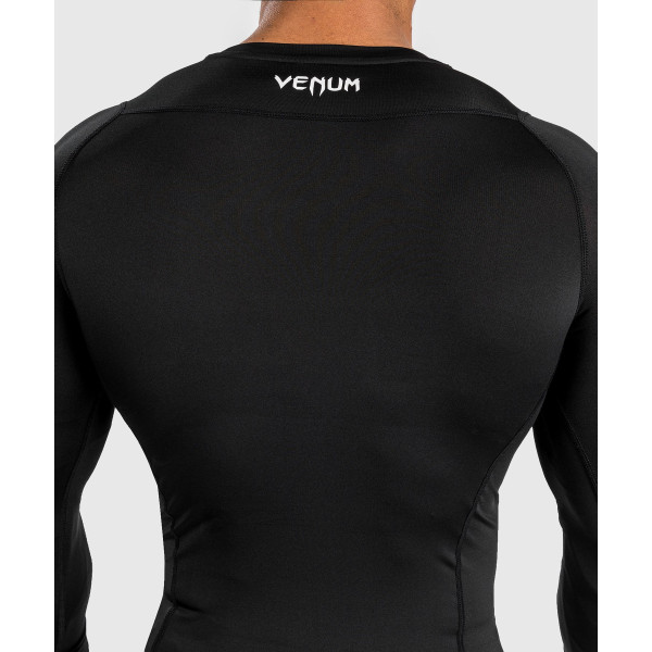 Рашгард з довгим рукавом Venum Attack Longsleeve Rashguard Black
