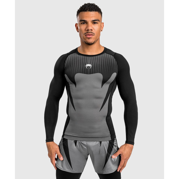 Рашгард з довгим рукавом Venum Attack Longsleeve Rashguard Black