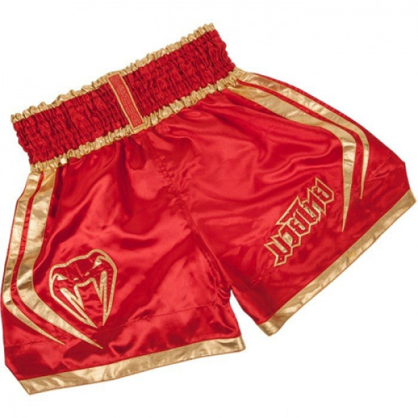 Шорти для тайського боксу Venum Korat Muay Thai - Red Gold