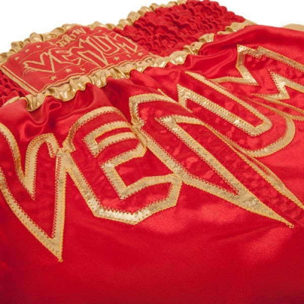 Шорти для тайського боксу Venum Korat Muay Thai - Red Gold