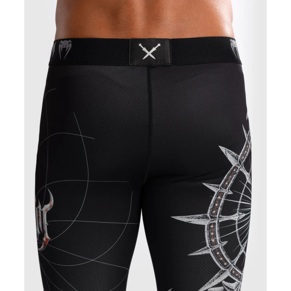 Компресійні штани Venum Gladiator 5.0 Men's Spats Black Silver