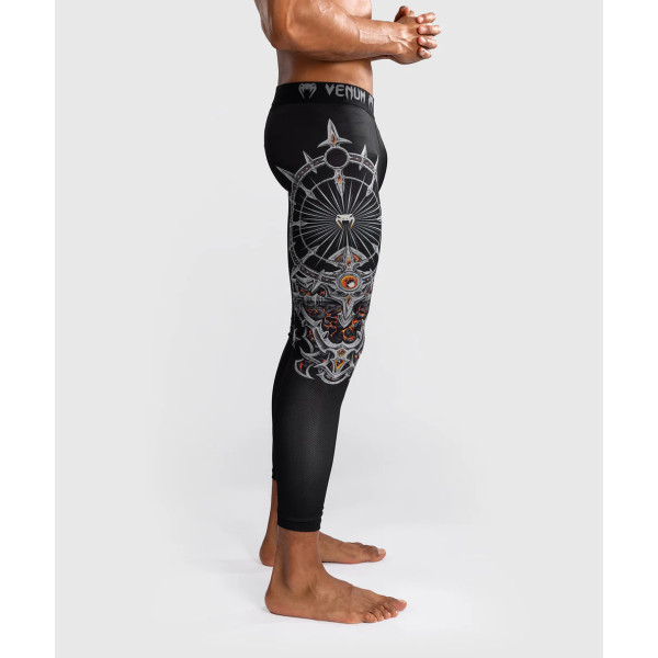 Компресійні штани Venum Gladiator 5.0 Men's Spats Black Silver