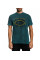 Футболка Affliction Oil Change SS Tee Teal Black Lava Tint